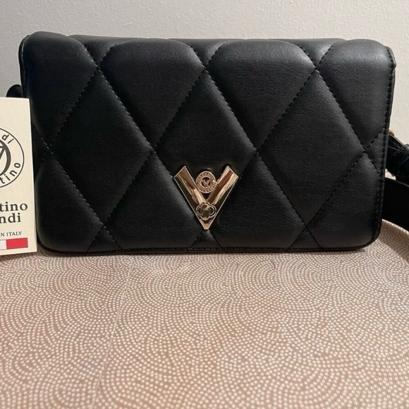 NWT Valentino Orlandi Diamond Quilted Crossbody - Picture 5 of 10